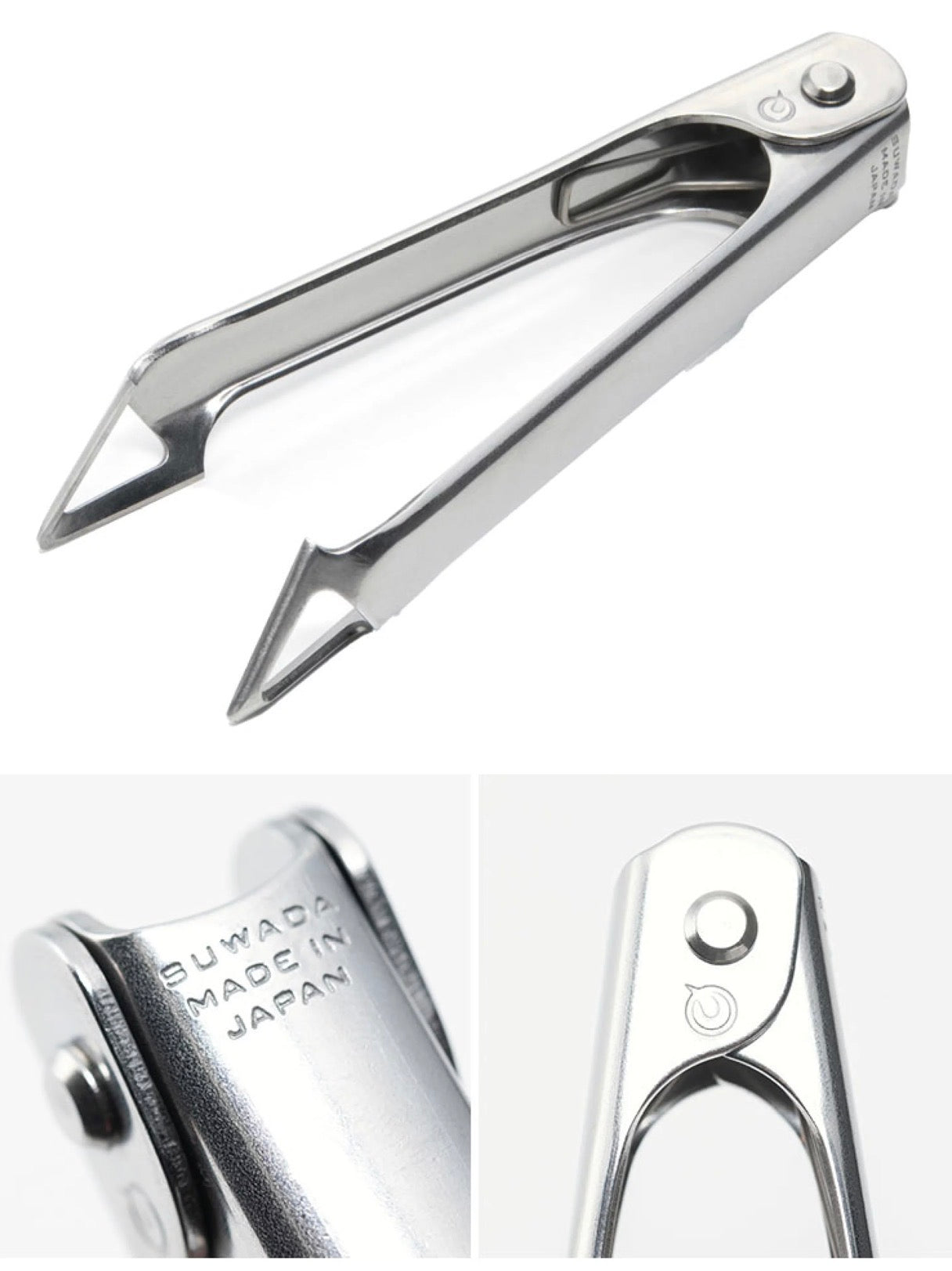 SUWADA Stainless Steel Fish Bone Tongs - Hand-Finished in Tsubame-Sanjo