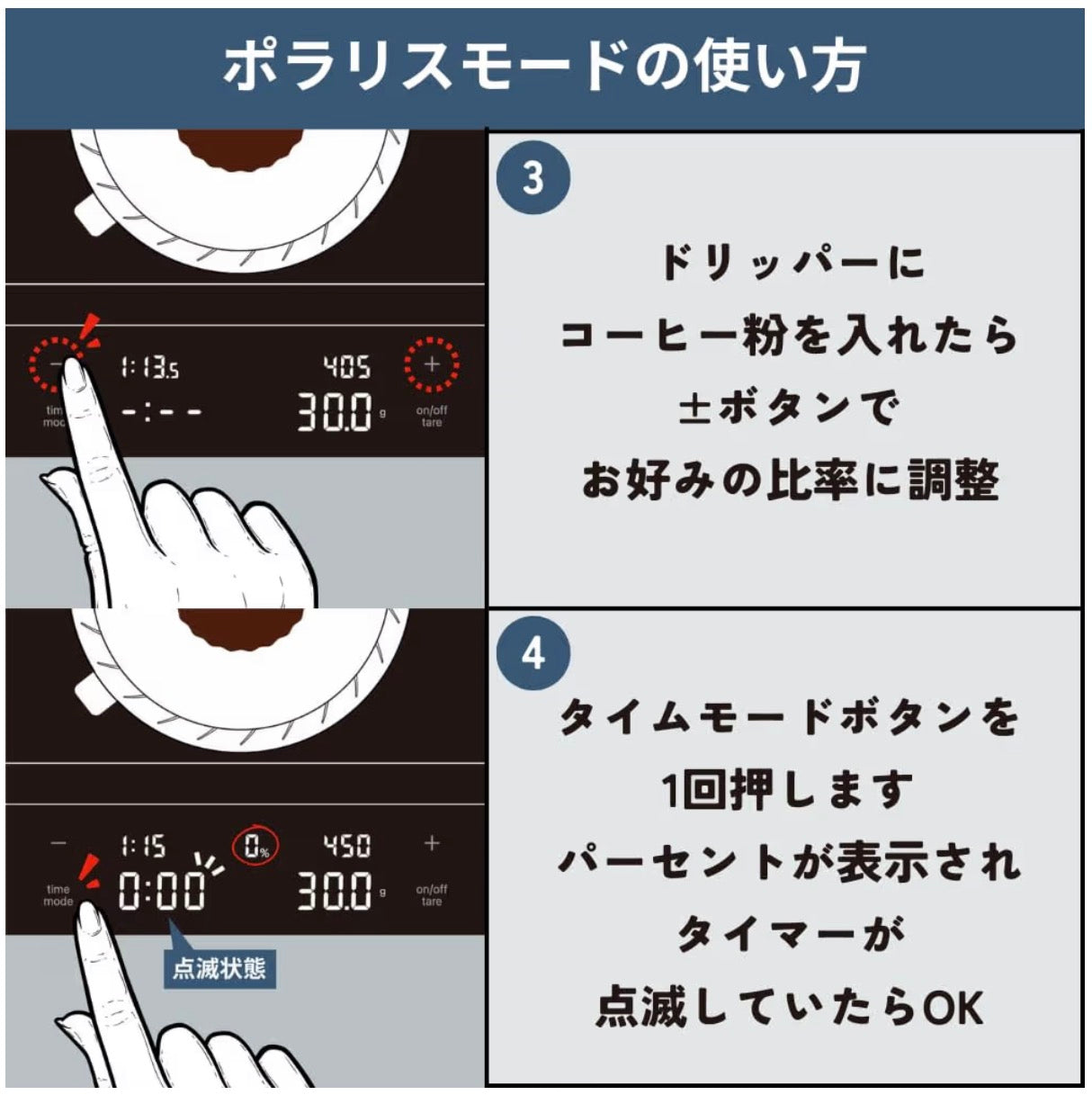HARIO POLARIS Smart Coffee Scale - The Pinnacle of Ratio-Calculating Technology⁠
